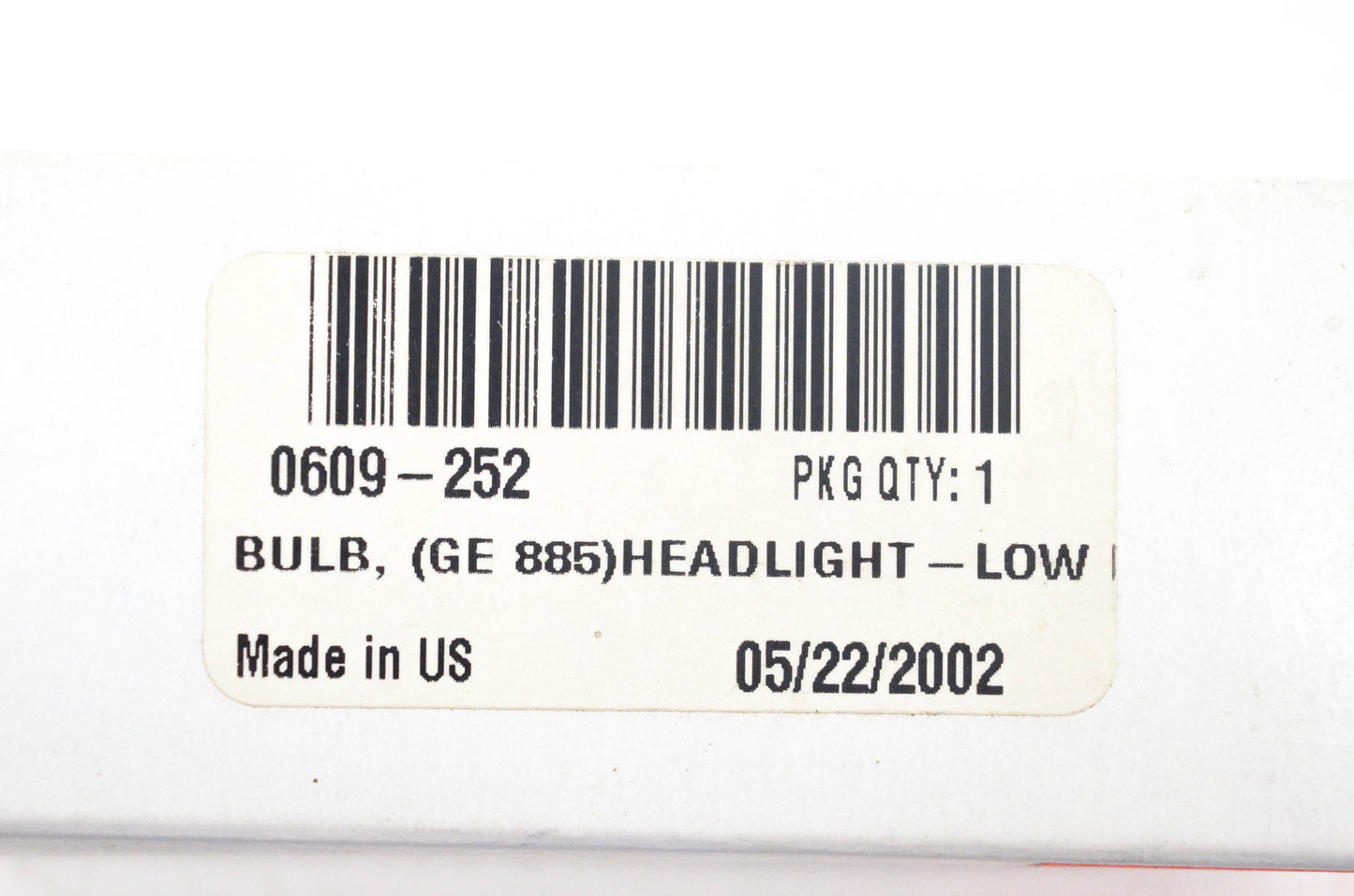 New OEM Arctic Cat 0609-252 Headlight Bulb GE885 NOS
