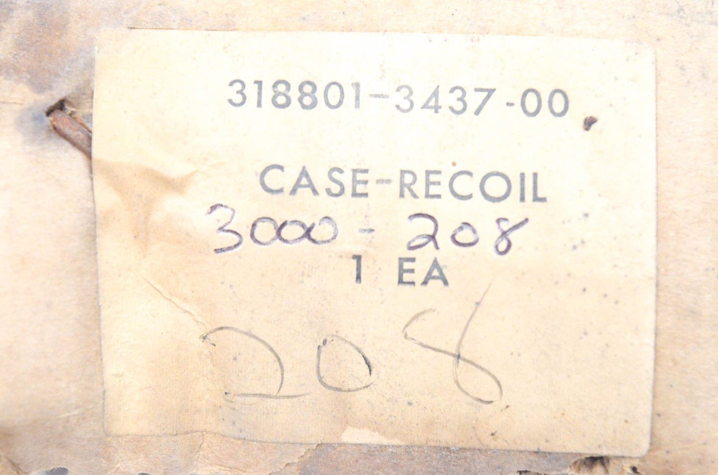 New OEM Arctic Cat 3000-208, 318801-3437-00 Recoil Case Cover NOS