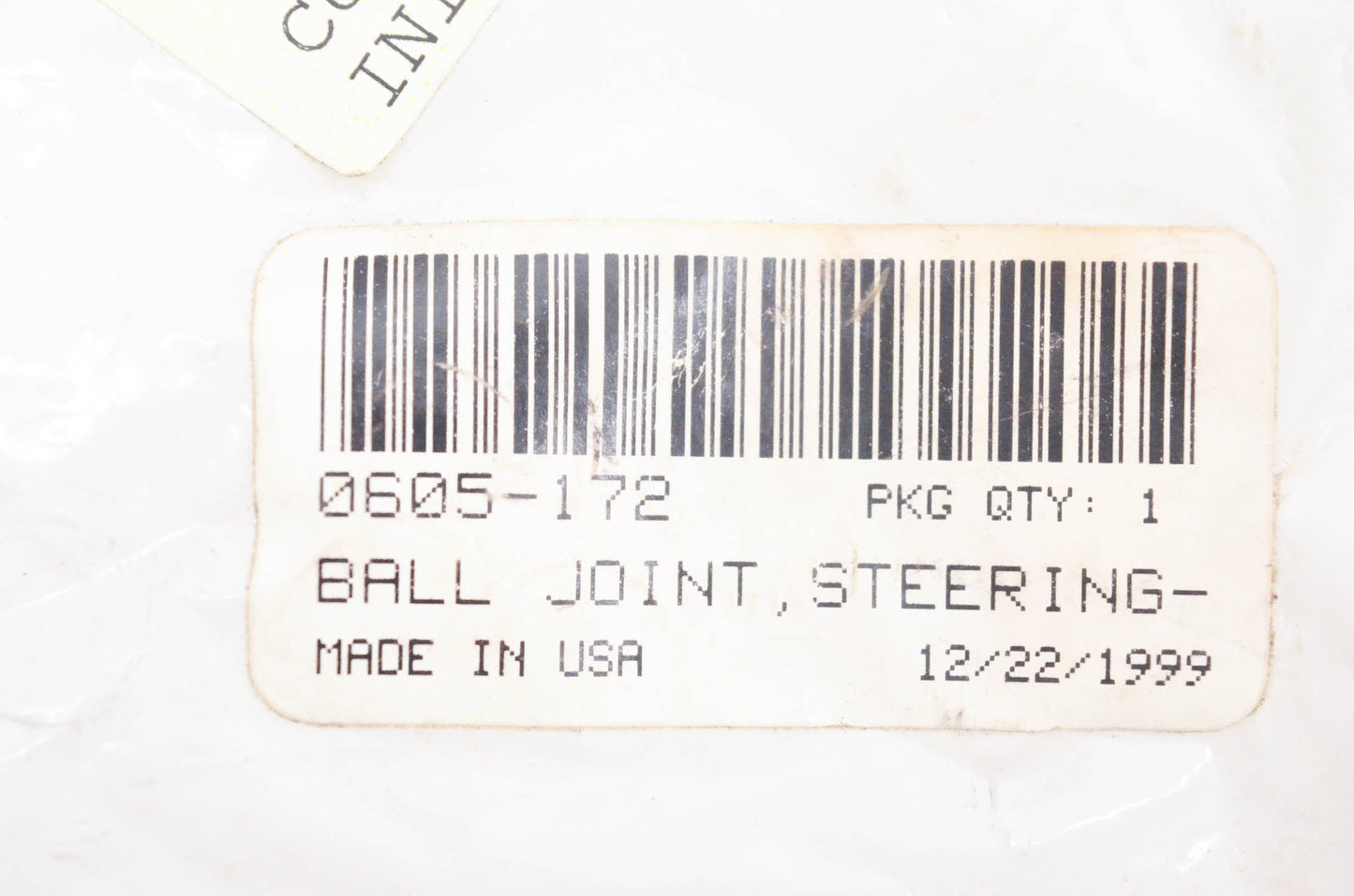 New OEM Arctic Cat 0605-172 Right Hand Ball Joint NOS