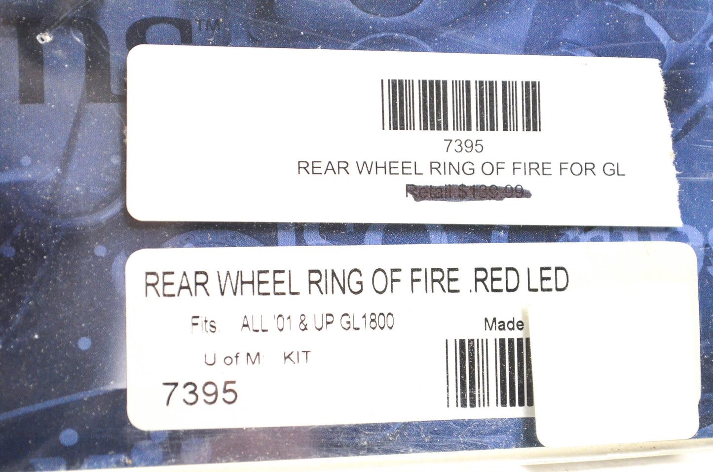 Kuryakyn 7395 Rear Wheel Ring of Fire Kit NOS