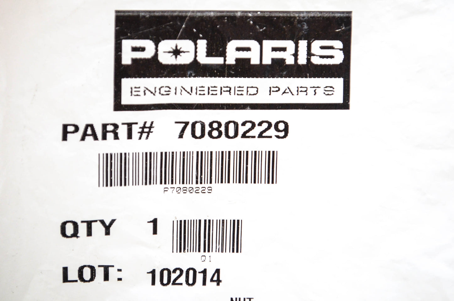 New OEM Polaris 7080229 Nut NOS