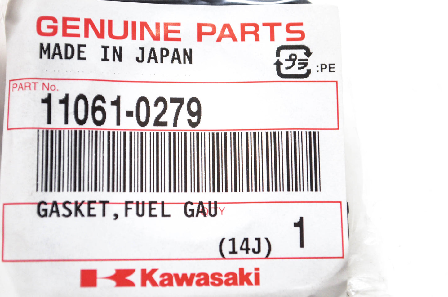 New OEM Kawasaki 11061-0279 Fuel Gauge Gasket NOS