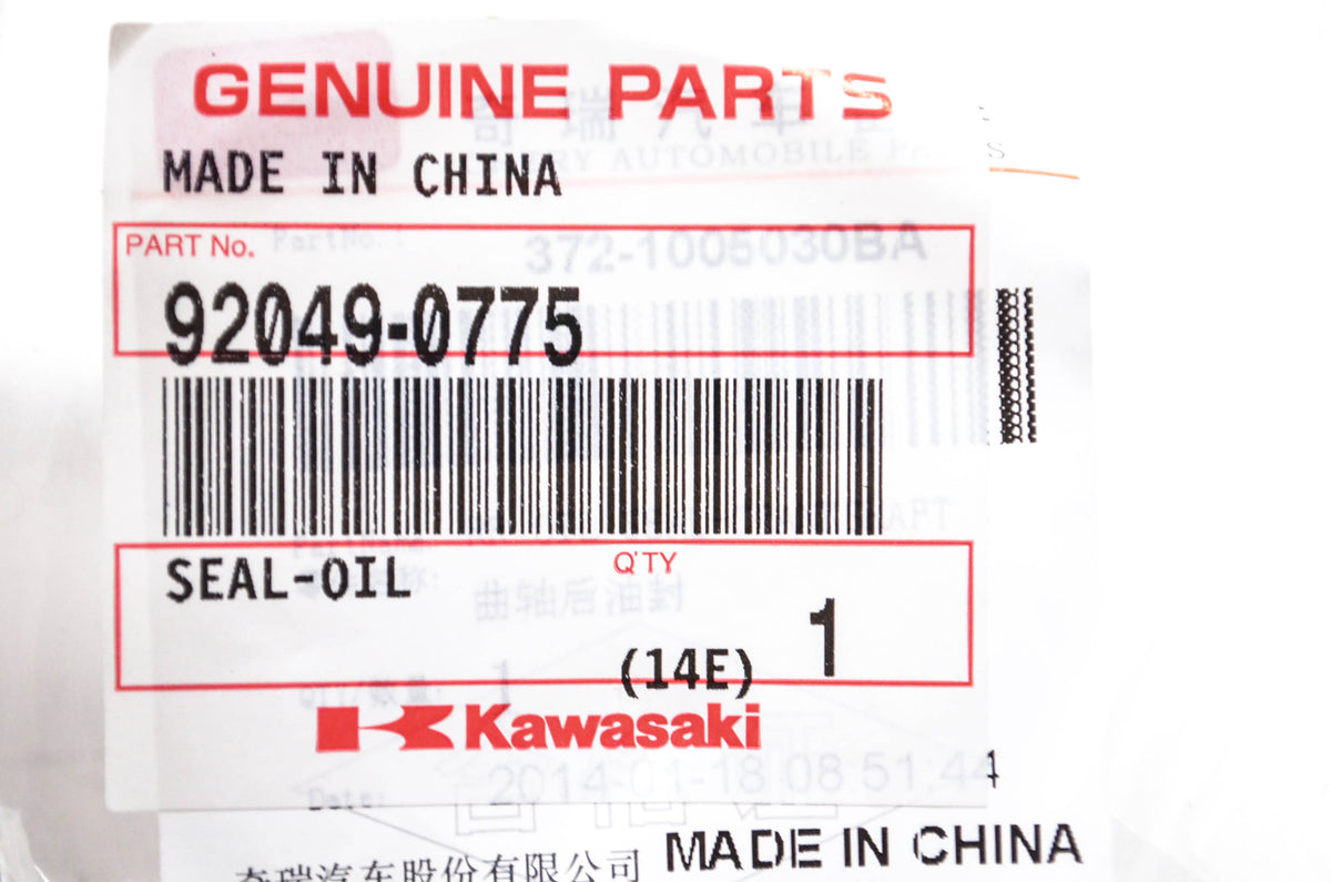 New OEM Kawasaki 92049-0775 Oil Seal NOS