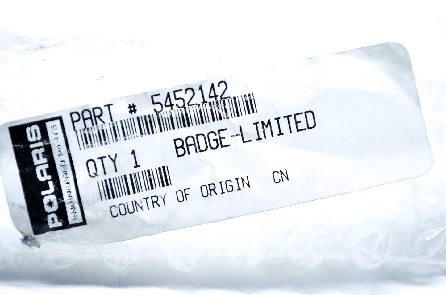 New OEM Polaris 5452142 "Limited" Badge NOS