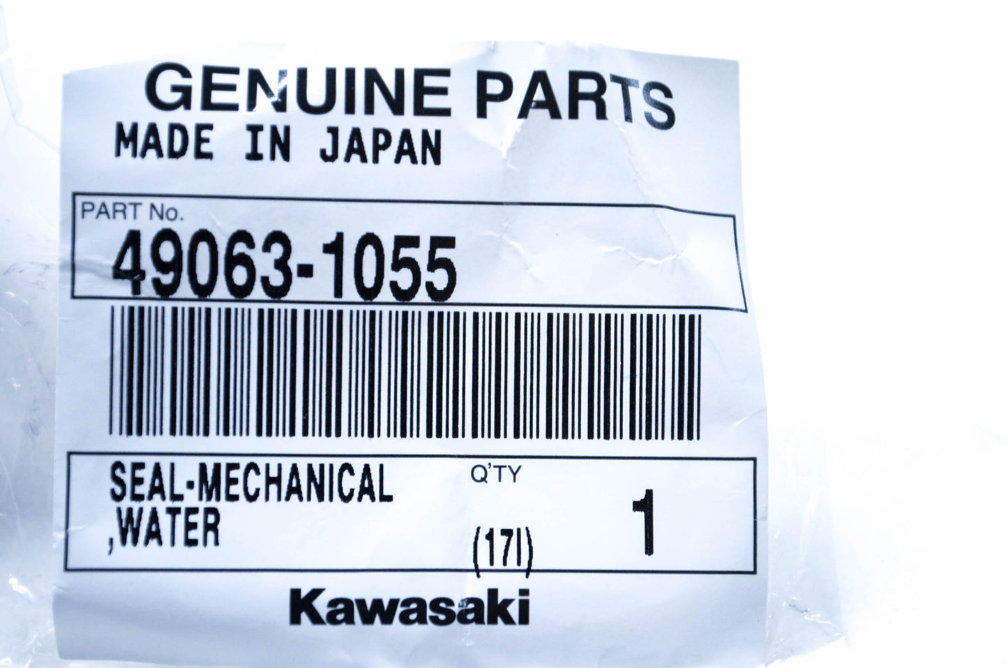 New OEM Kawasaki 49063-1055 Water Pump Seal Kit NOS