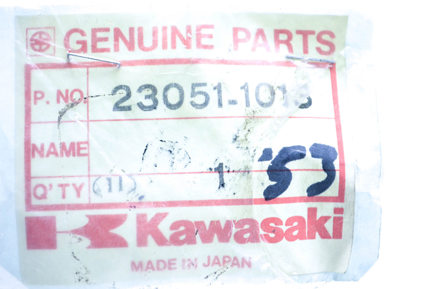 New OEM Kawasaki 23051-1013 Turn Signal Bracket NOS