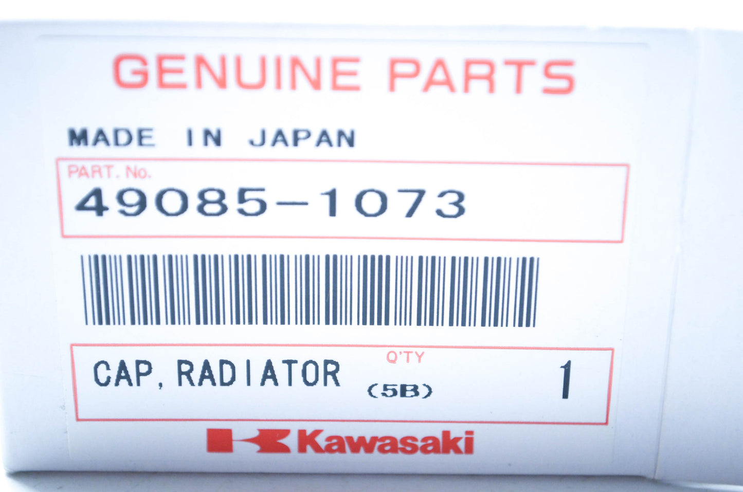 New OEM Kawasaki 49085-1073 Radiator Cap NOS