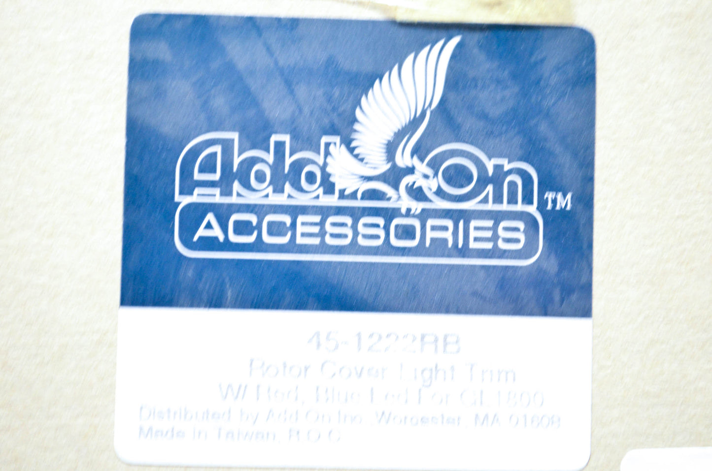 Add On Accessories 45-1222RB Lighted Rotor Cover Kit NOS