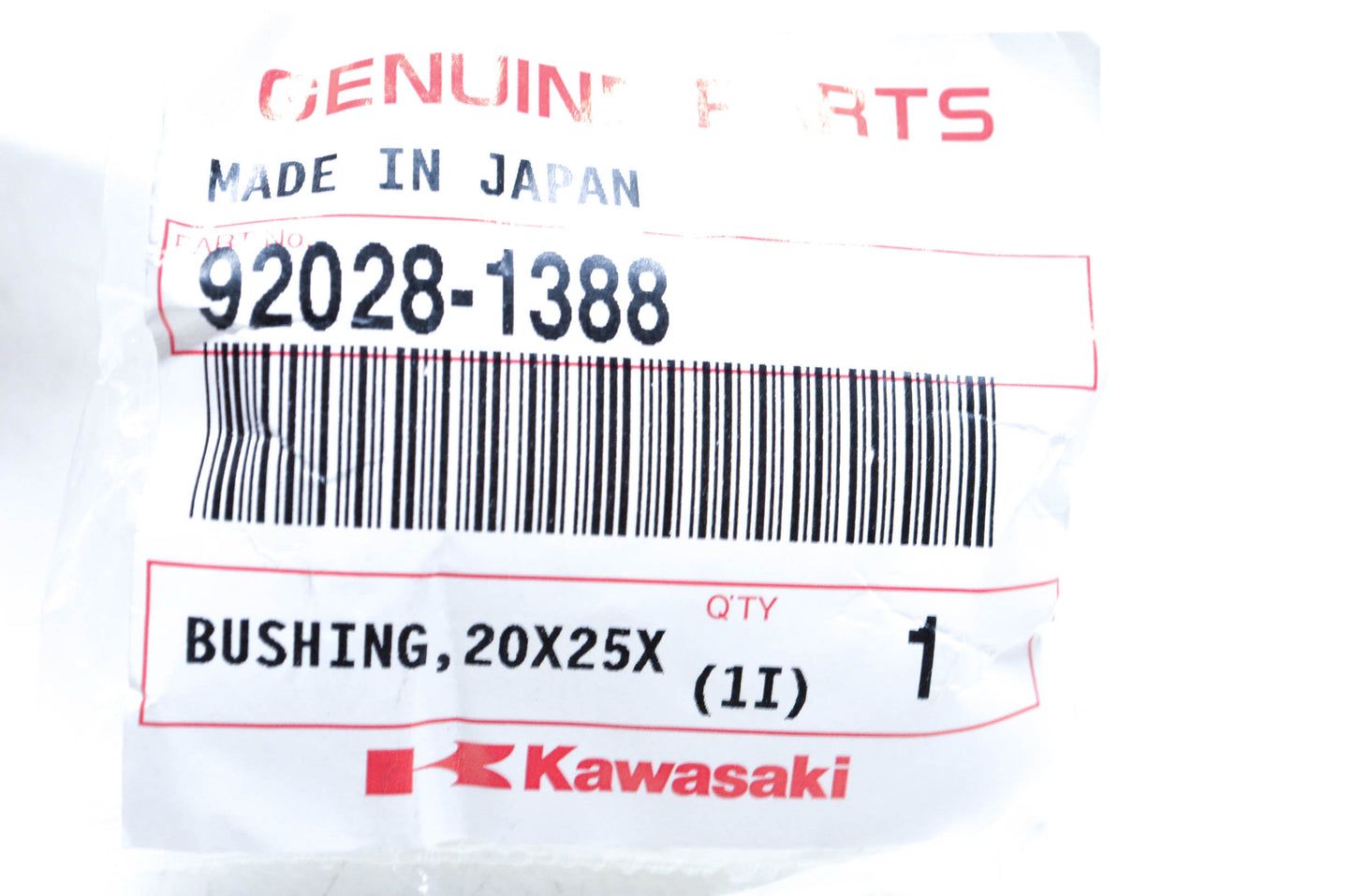 New OEM Kawasaki 92028-1388 Bushing NOS