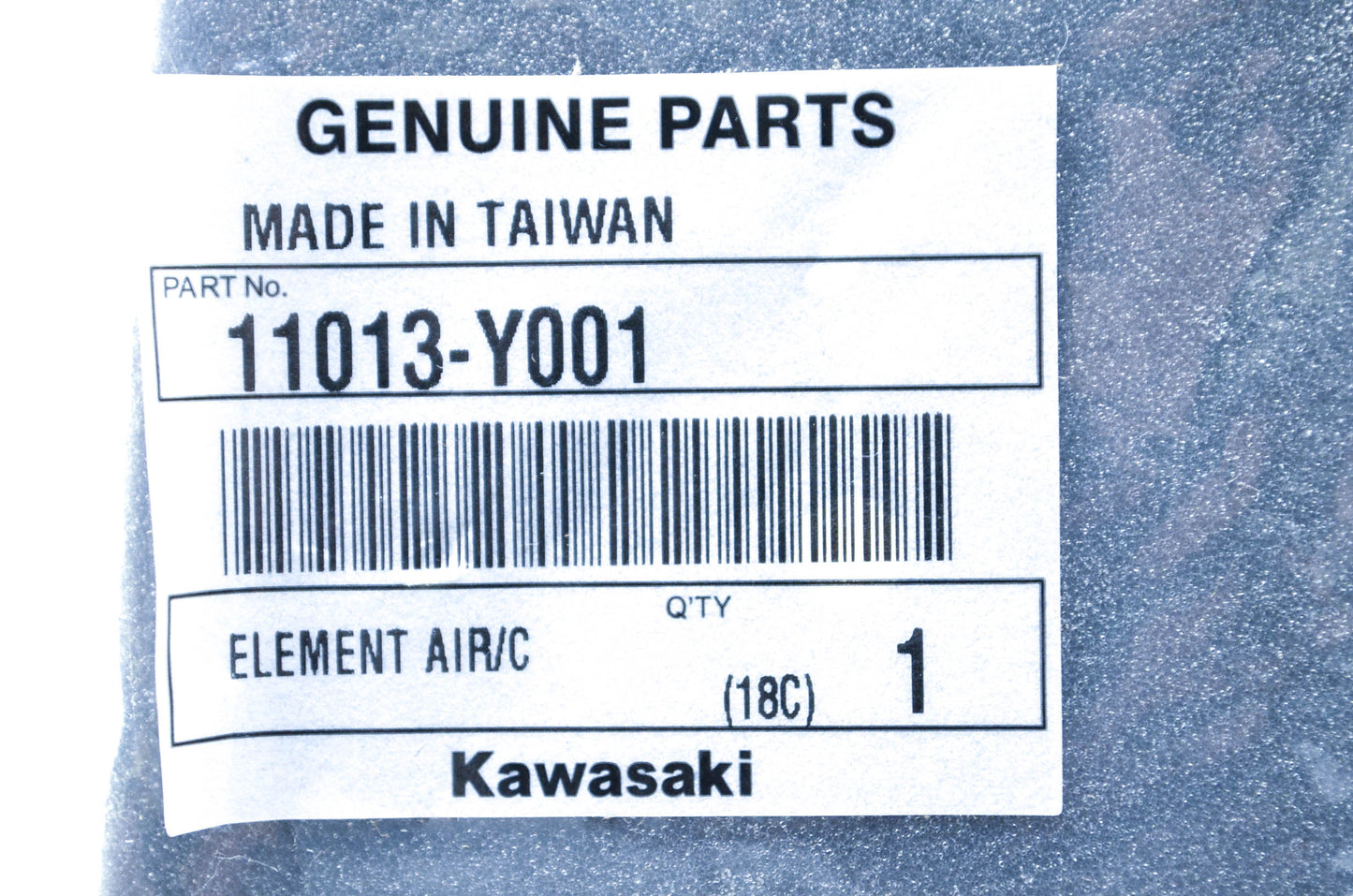 New OEM Kawasaki 11013-Y001 Air Filter Element NOS