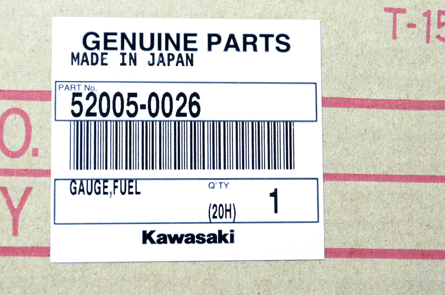 New OEM Kawasaki 52005-0026 Fuel Gauge Assembly NOS