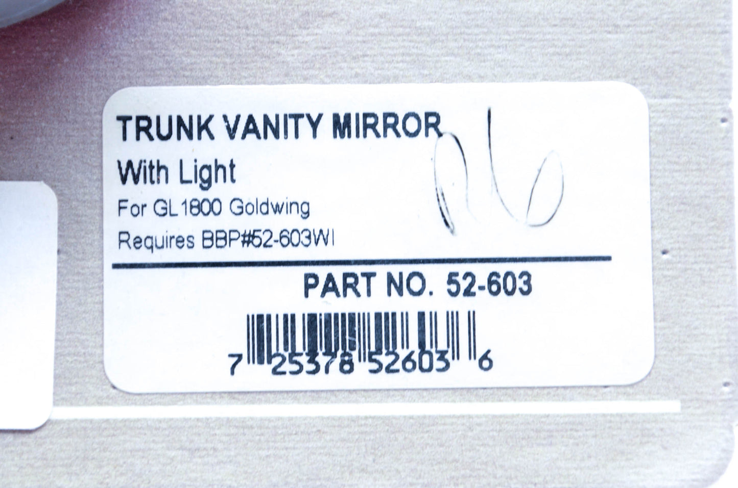 Show Chrome 52-603 Lighted Vanity Mirror Kit NOS