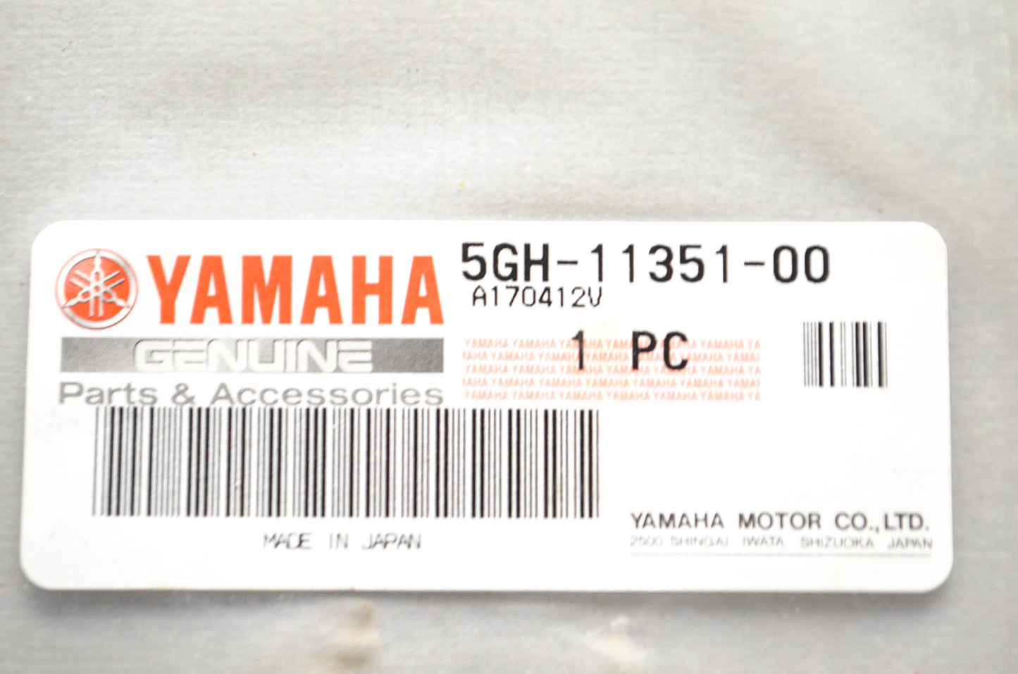 New OEM Yamaha 5GH-11351-00-00 Gasket NOS