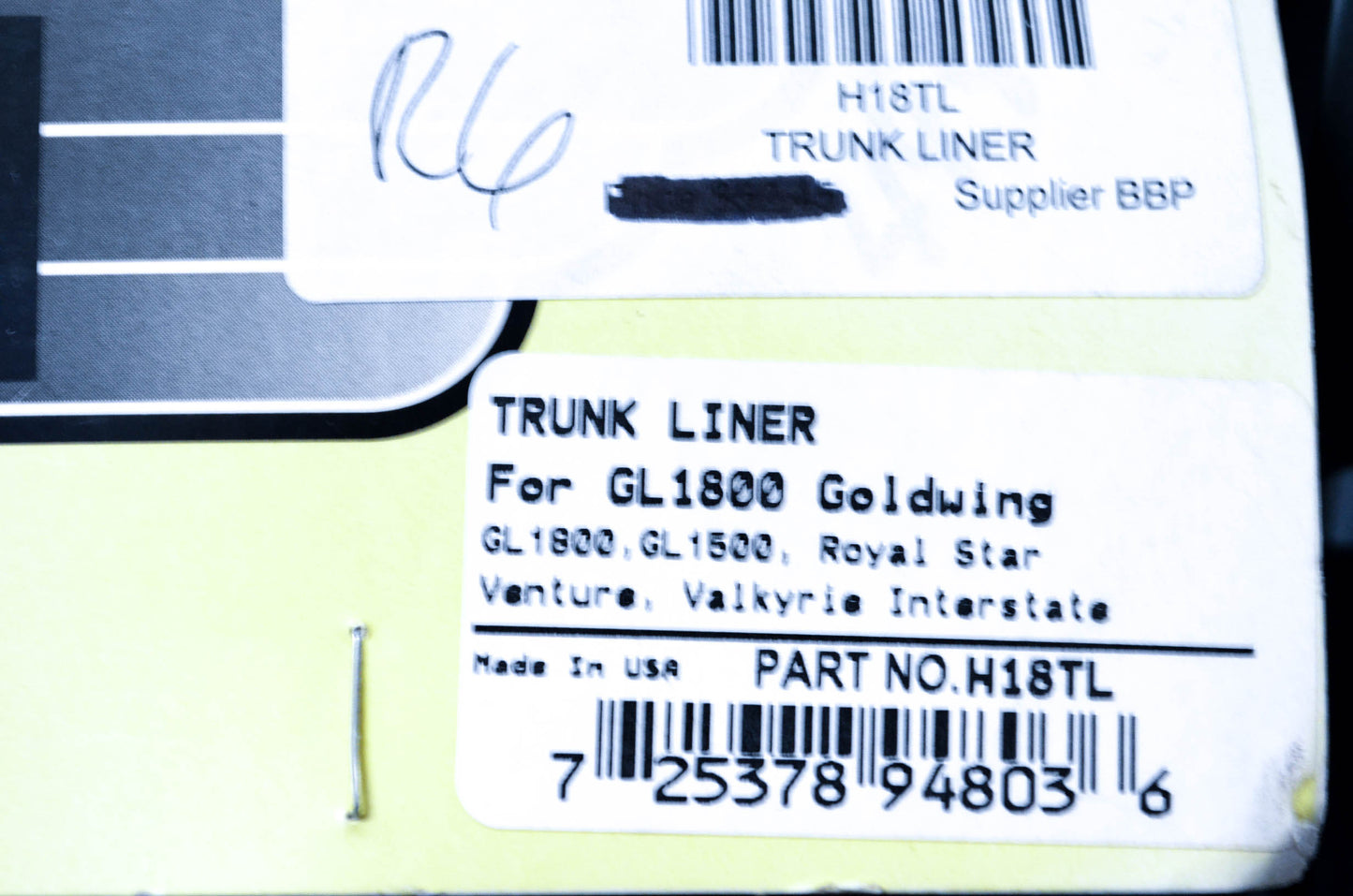 Hopinel H18TL Trunk Liner NOS