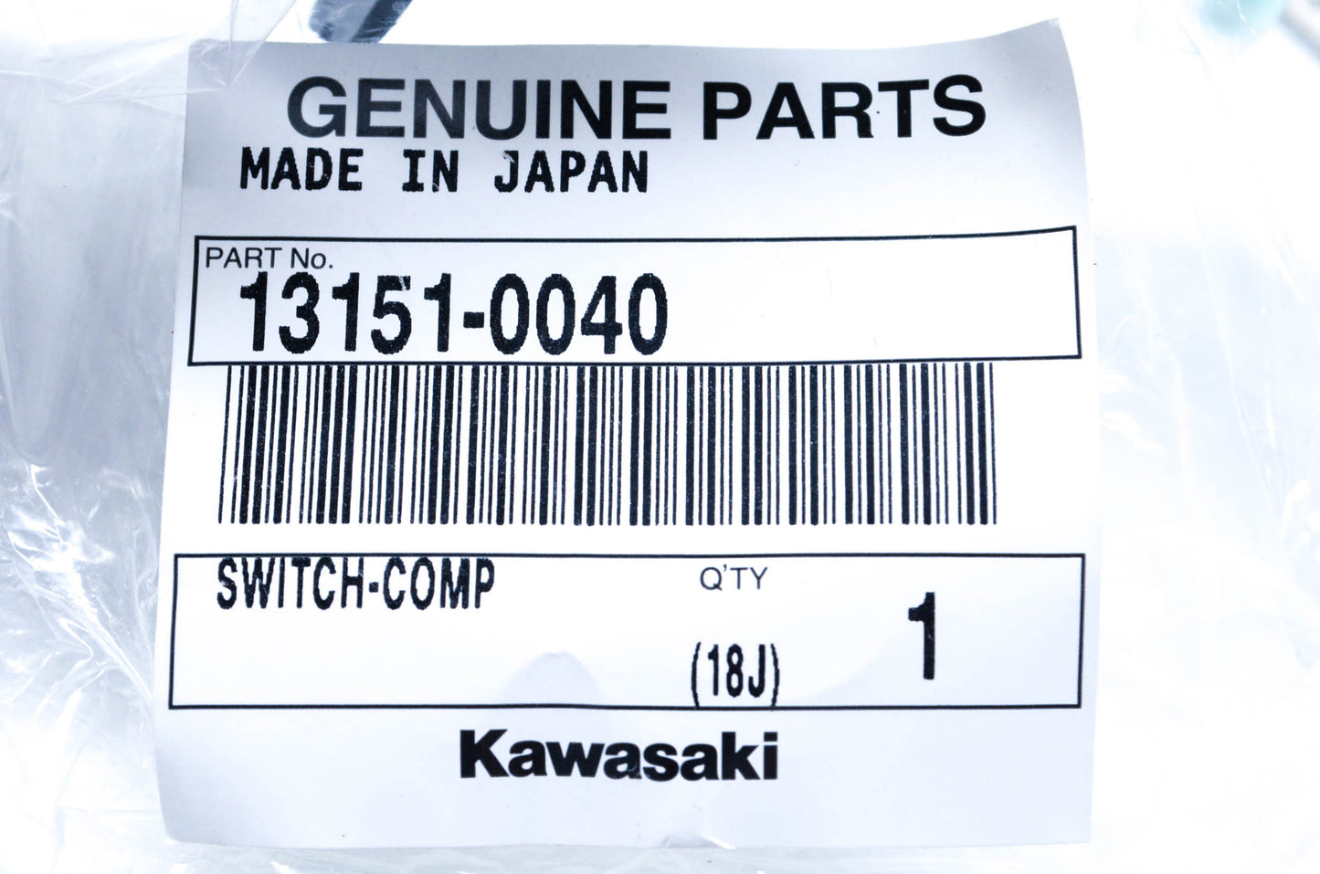 New OEM Kawasaki 13151-0040 Comp Switch NOS