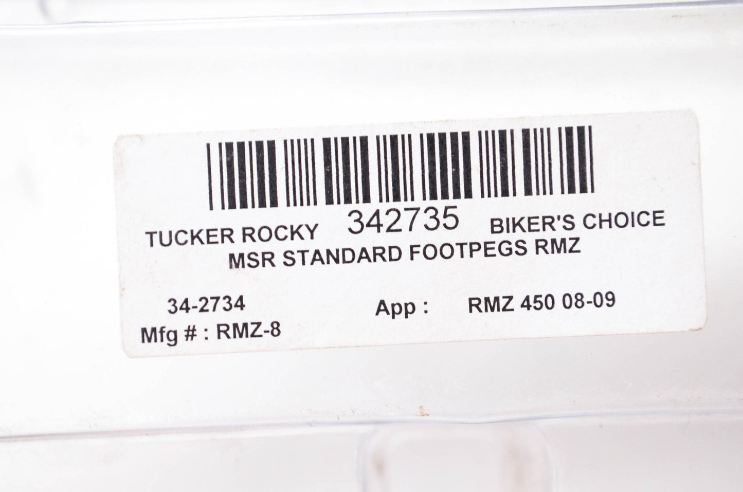 MSR HP 34-2734, 342735 Footpegs NOS