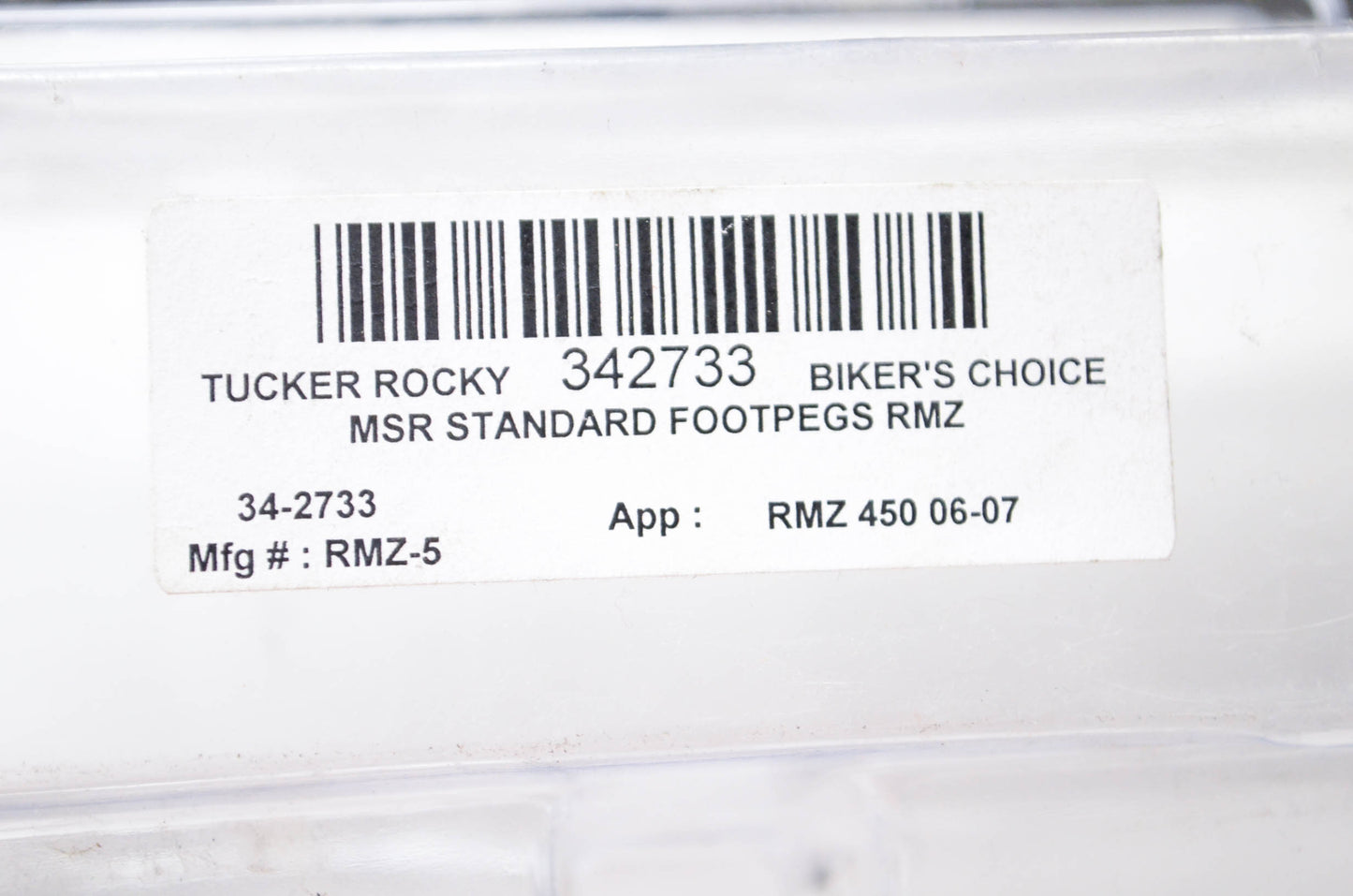 MSR HP 34-2733, 342733 Footpegs NOS
