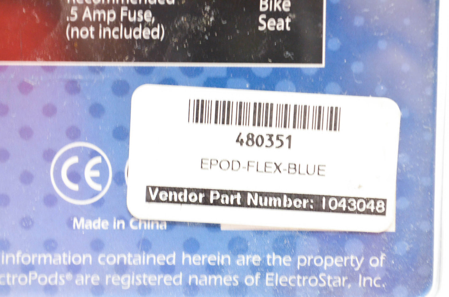 StreetFx 480351 Blue Flex Light Strip NOS