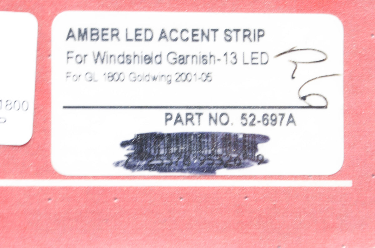 Show Chrome 52-697A Amber LED Accent Strip NOS