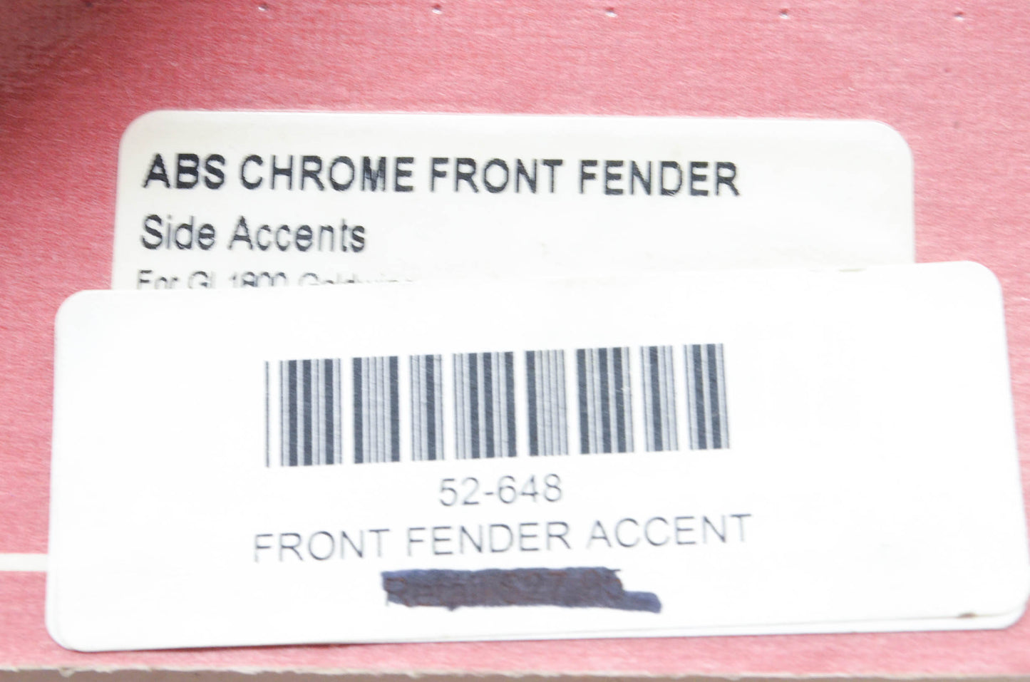 Show Chrome 52-648 Front Fender Accent NOS