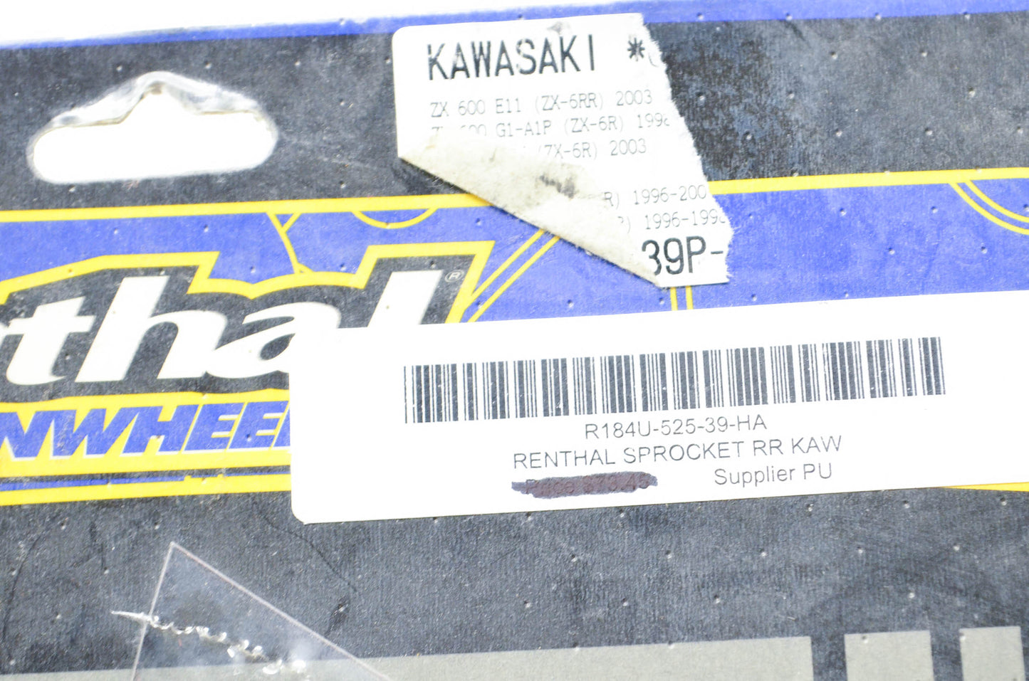 Renthal R184U-525-39-HA Sprocket 39T NOS