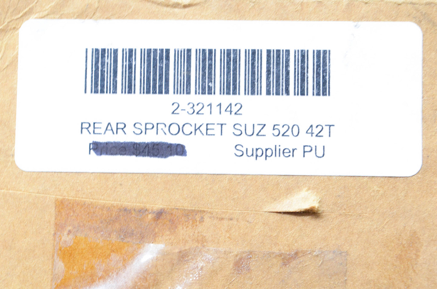 SunStar 2-321142, S-43B00R Sprocket 42T NOS