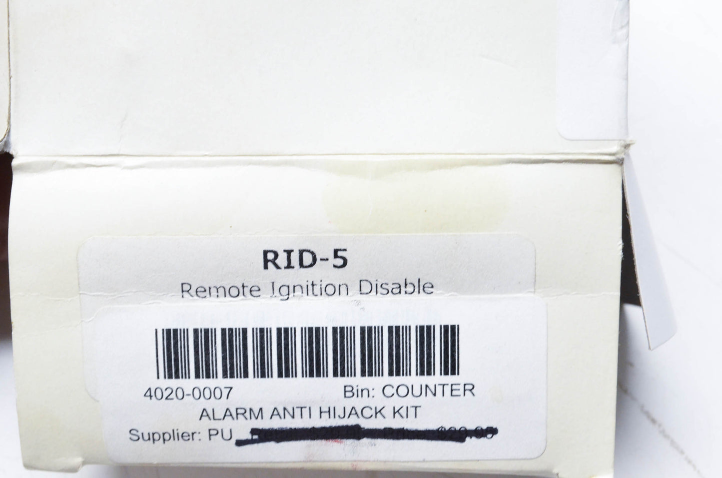 RID-5 4020-0007 Anti Hijack Kit NOS