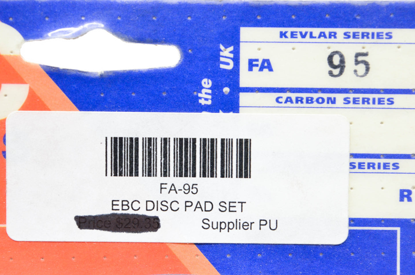 EBC Brakes FA-95 Brake Pads NOS