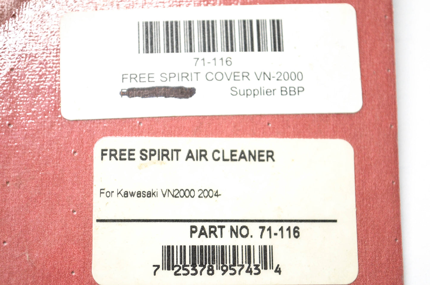 Show Chrome 71-116 Air Cleaner Cover NOS