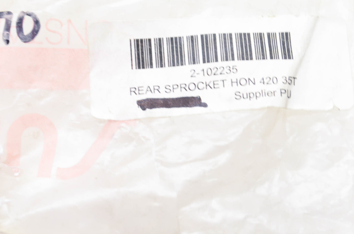 SunStar 2-102235, H01-126-920R Rear Sprocket 35T NOS