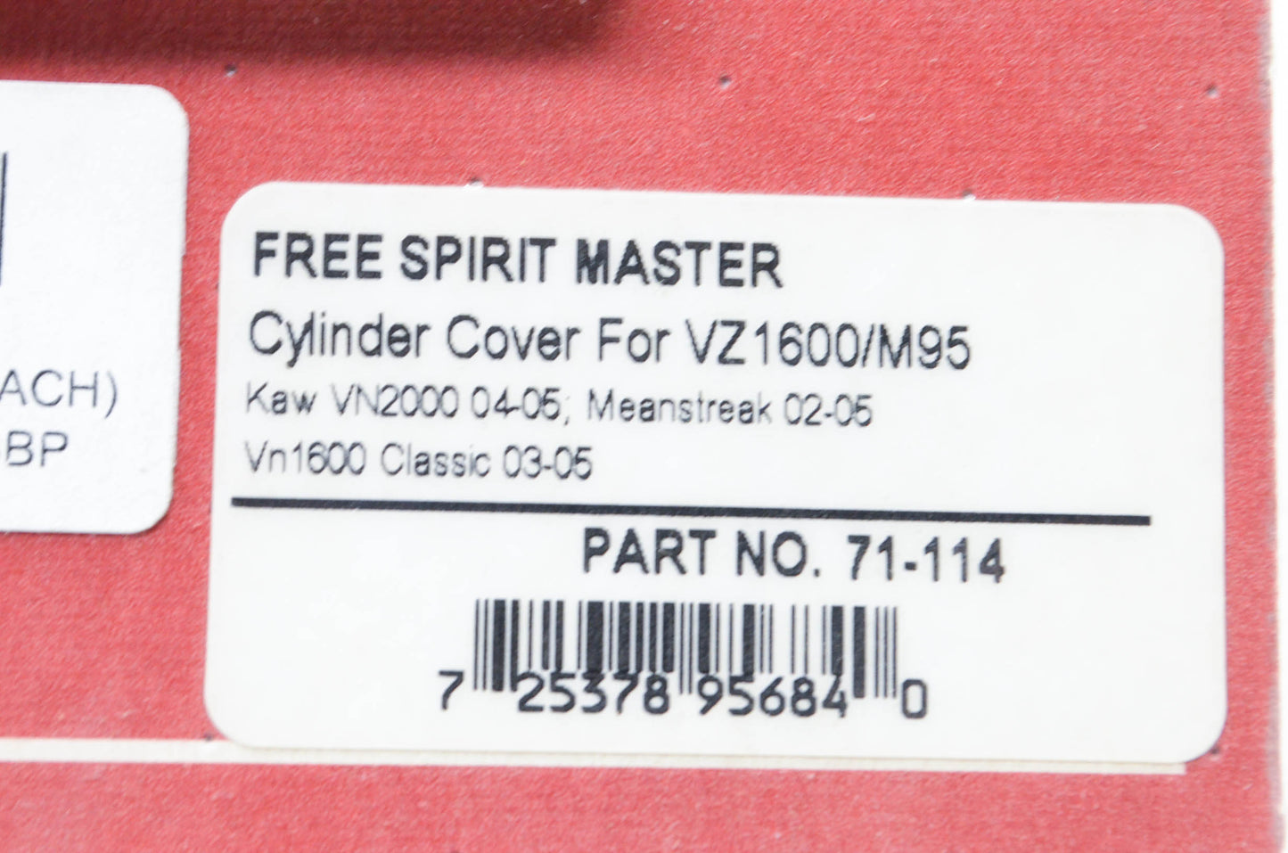 Show Chrome 71-114 "Free Spirit" M/C Cover NOS