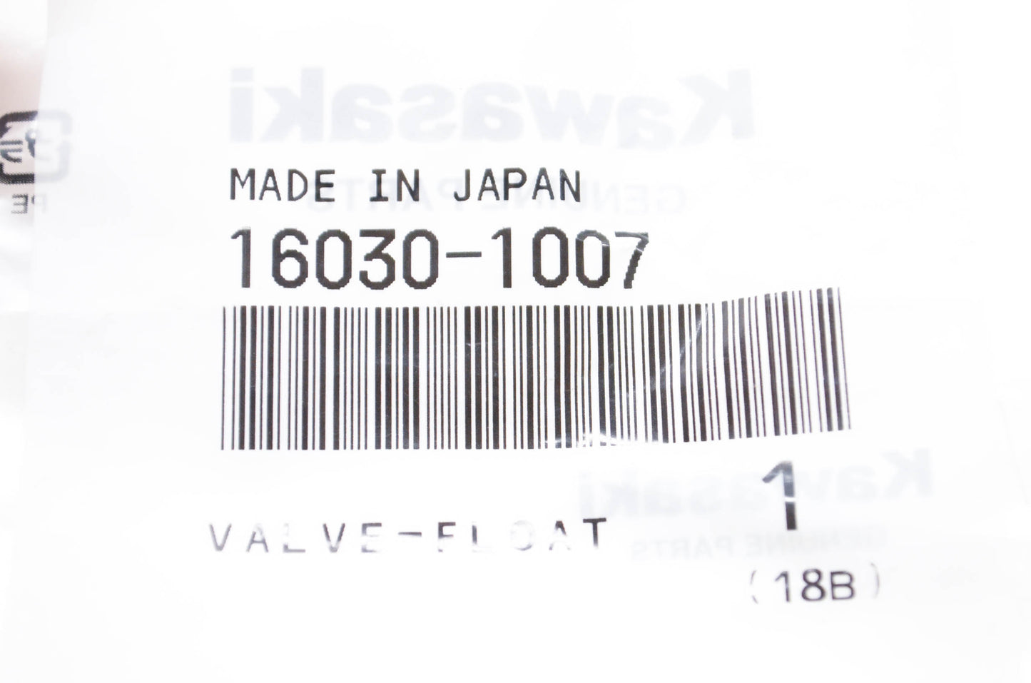 New OEM Kawasaki 16030-1007 Float Valve NOS