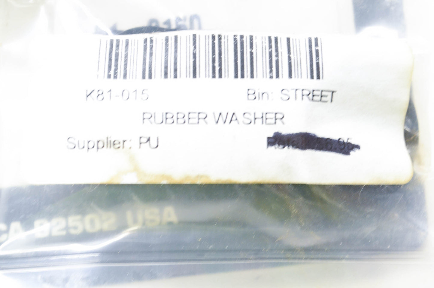 K&N K81-015 Rubber Washers Qty 10 NOS