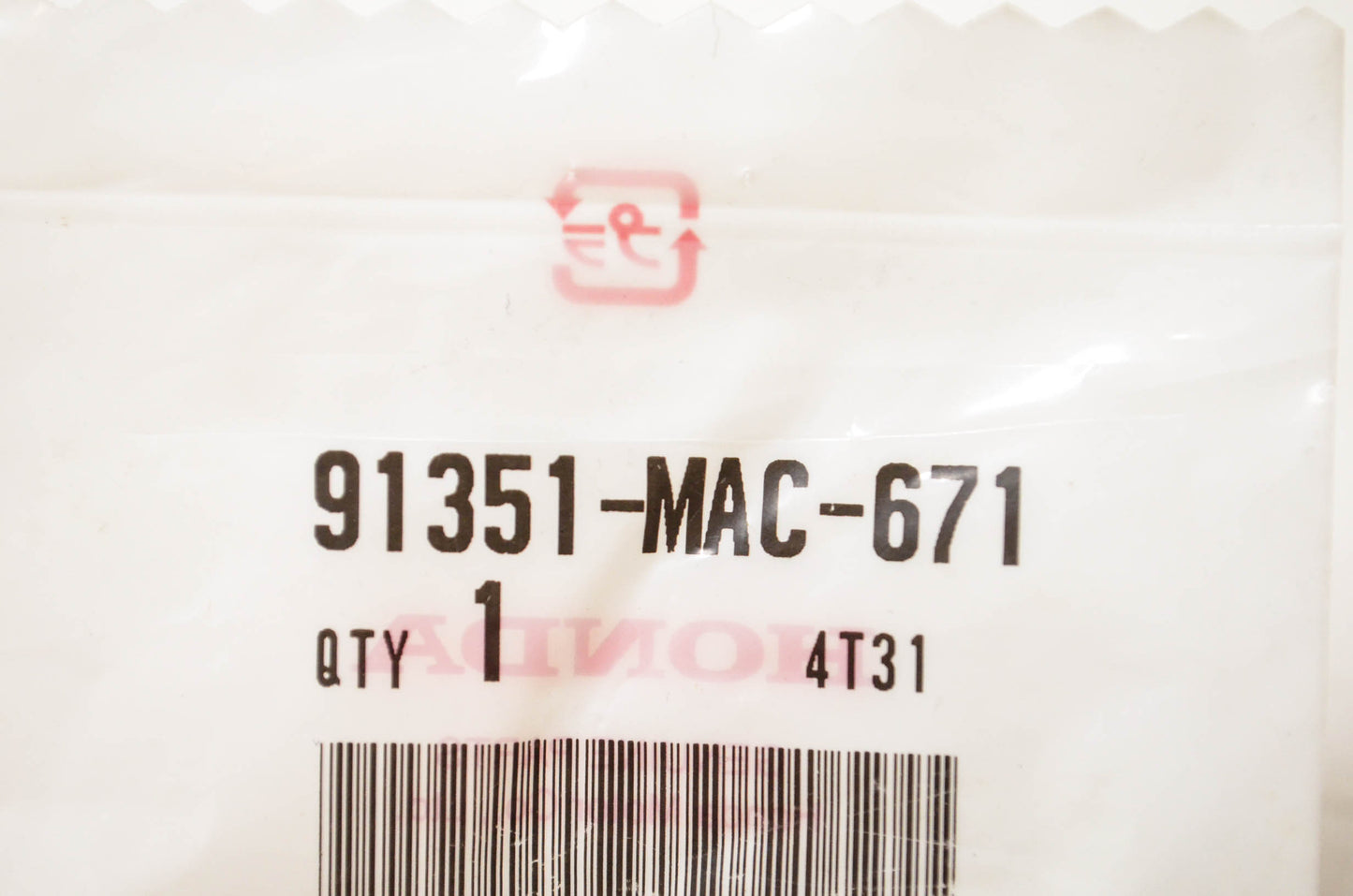 New OEM Honda 91351-MAC-671 Dust Seal 16X26X3 NOS