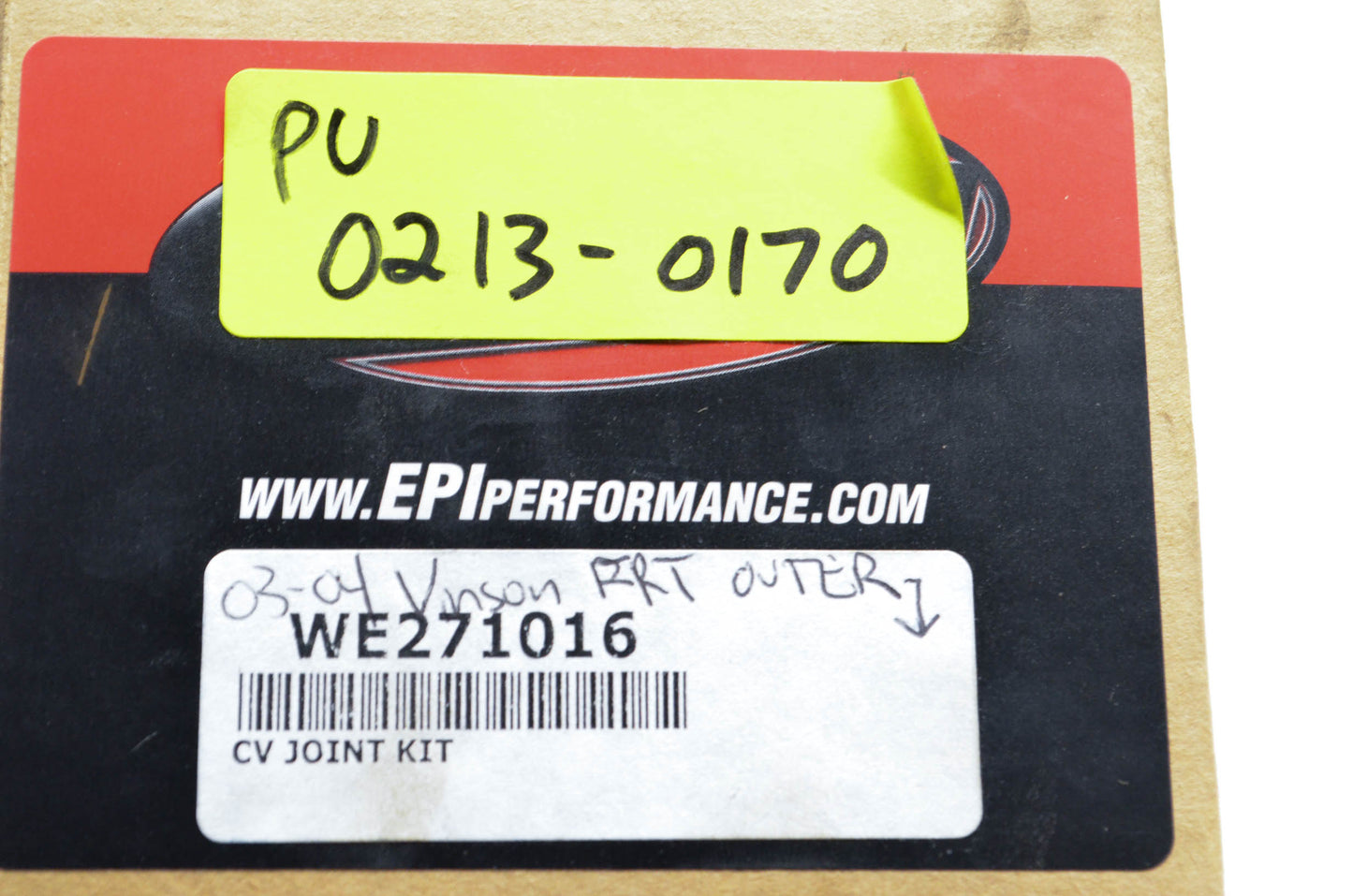 EPI Performance 0213-0170, WE271016 CV Joint Kit NOS