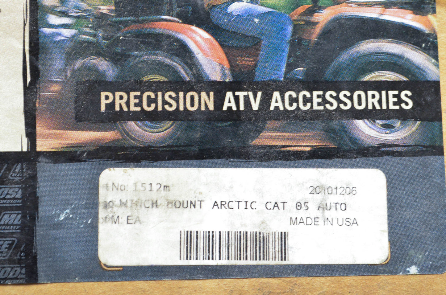 Moose Racing 1512, 1512PF Winch Mount Kit NOS