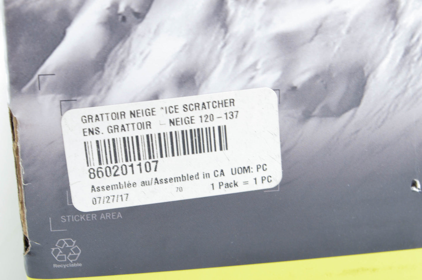 Aftermarket 860201107 Ice Scratcher