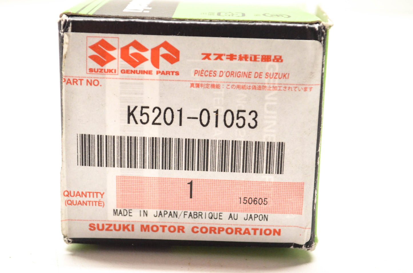 New OEM Suzuki K5201-01053 Oil Filter NOS
