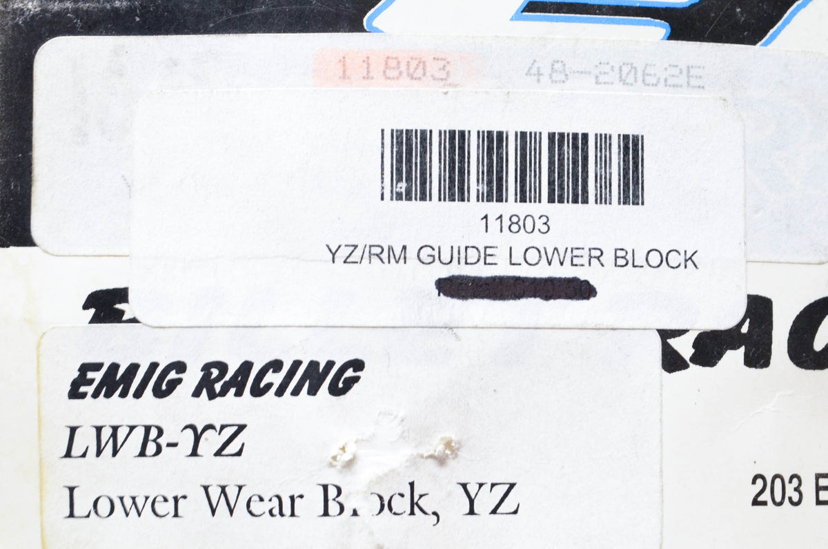 Emig Racing 11803, 48-2062E Lower Wear Block NOS