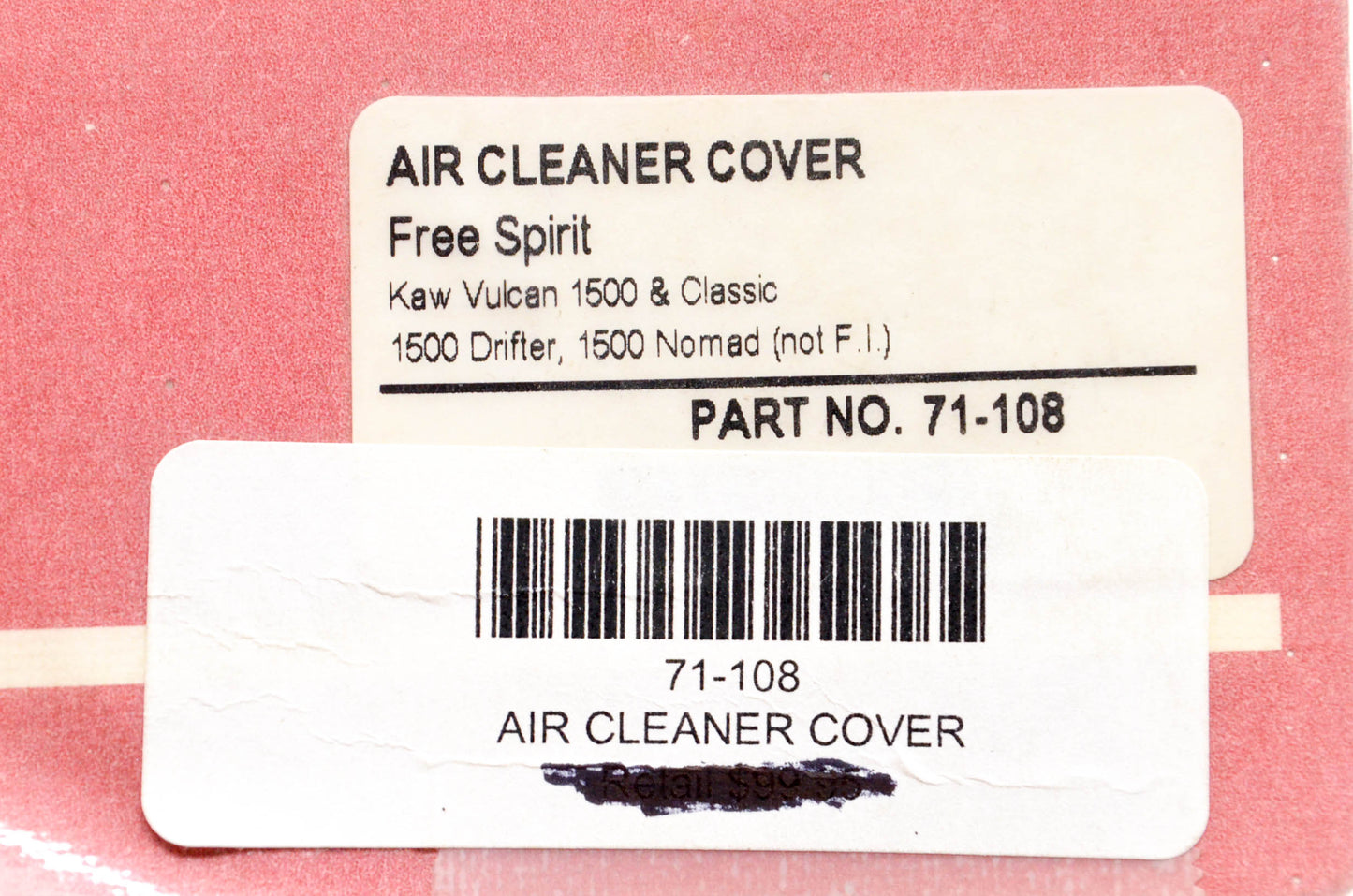 Show Chrome 71-108 Air Cleaner Cover NOS