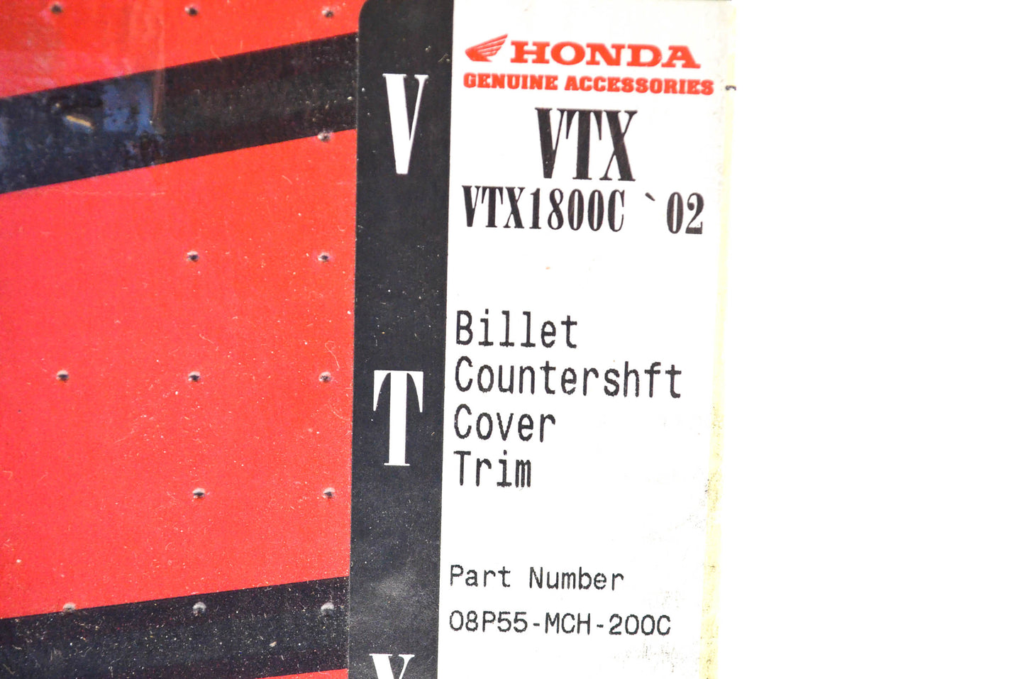 New OEM Honda 08P55-MCH-200C Billet Countershaft Trim Cover NOS