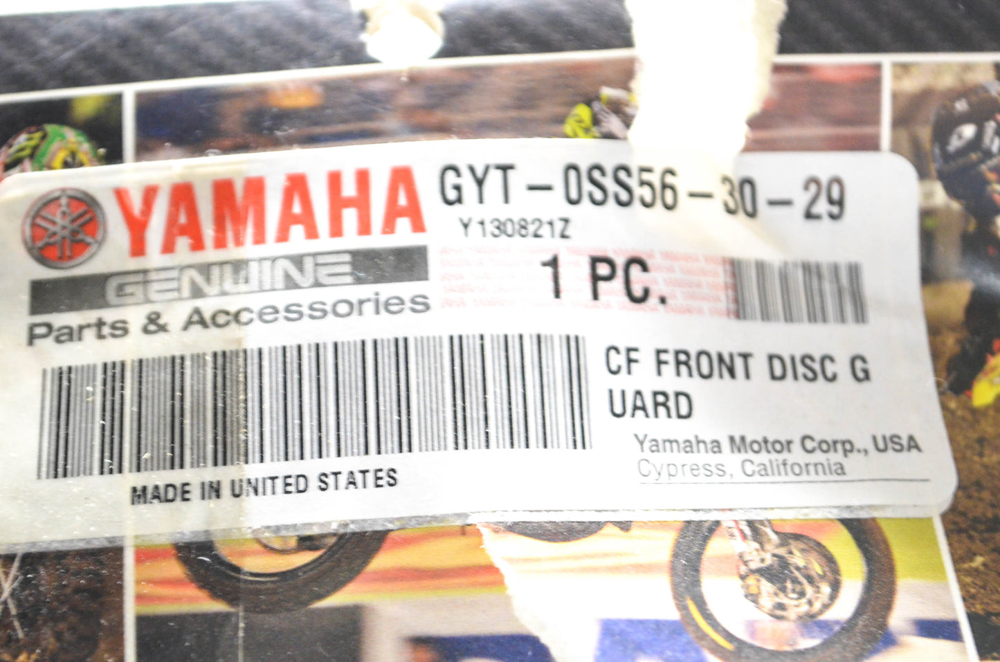 New OEM Yamaha GYT-0SS56-30-29 Front Disc Guard NOS
