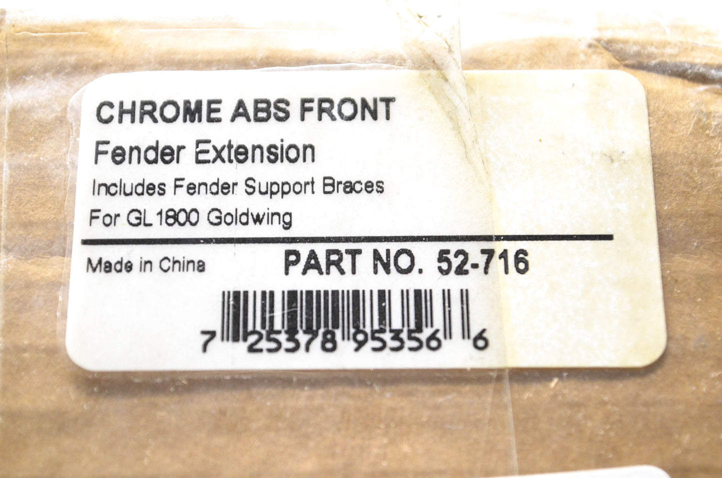 Show Chrome 52-716 Fender Extension Kit NOS
