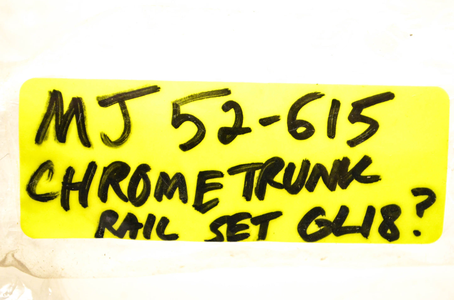 New OEM Honda 52-615, MJ52-615 Trunk Rail NOS