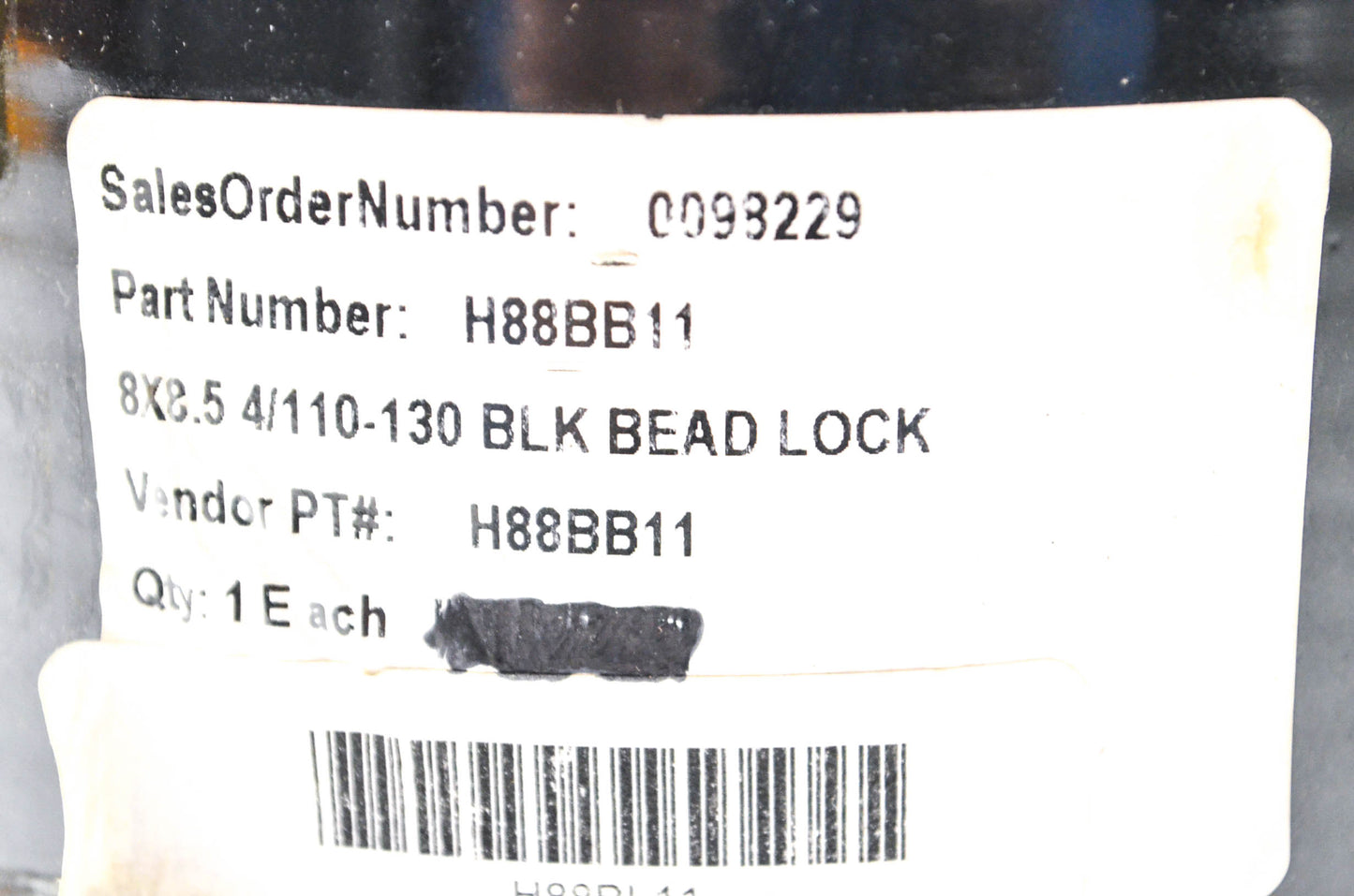 I.T.P. H88BB11, H88BL11 Wheel 8x8.5 4/110-130 NOS