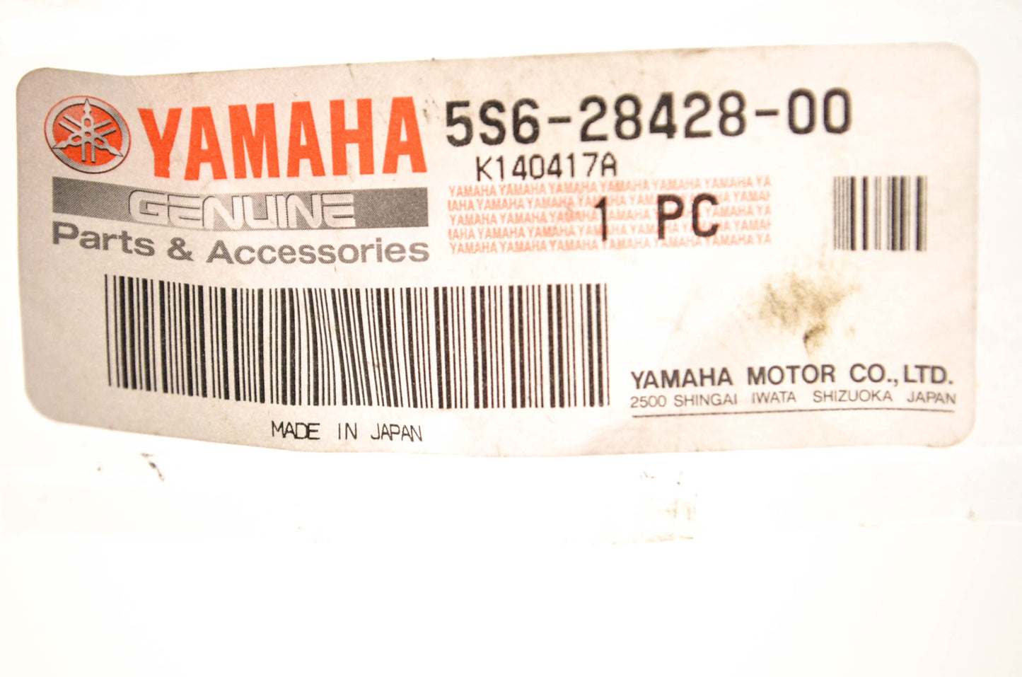 New OEM Yamaha 5S6-28428-00-00 Seal NOS