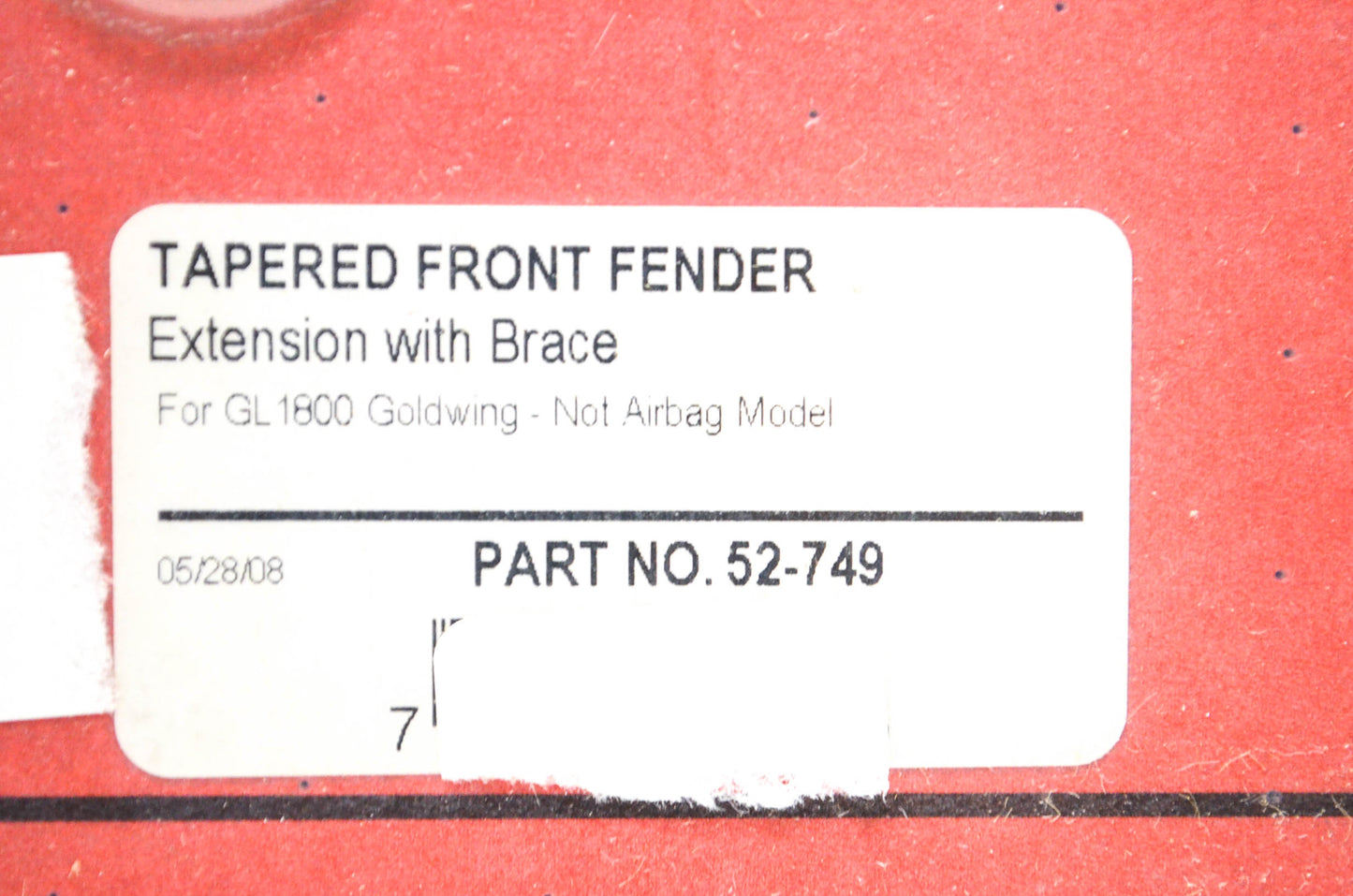 Show Chrome 52-749 Front Fender Extension Kit NOS