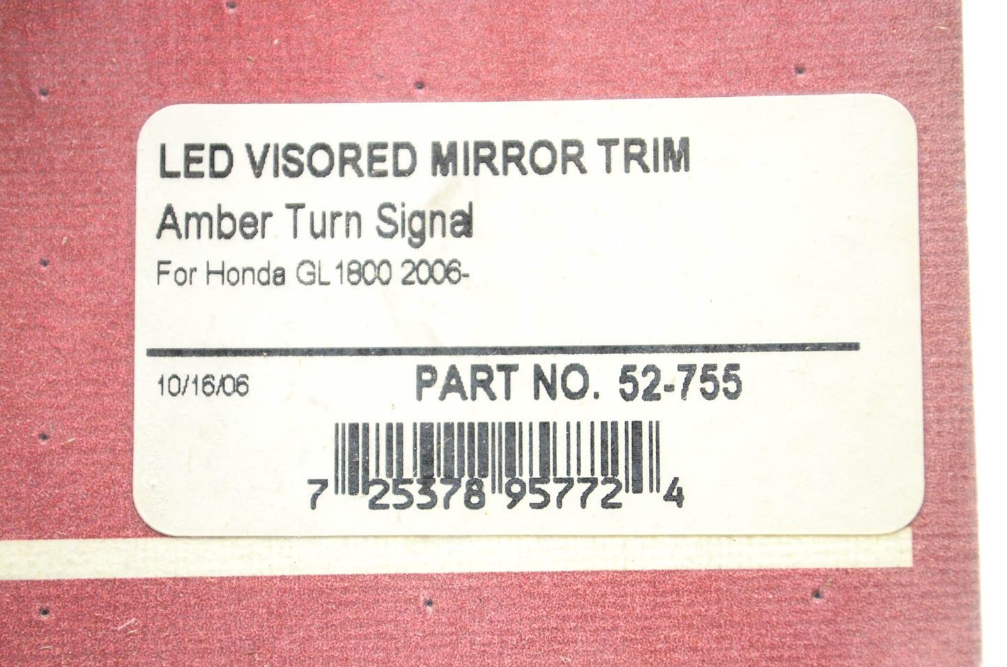 Show Chrome 52-755 Led Mirror Trim Kit NOS