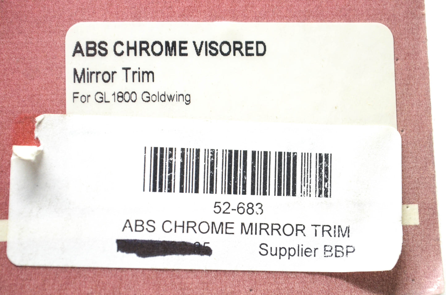 Show Chrome 52-683 Mirror Trim Kit for GL1800 Goldwing NOS