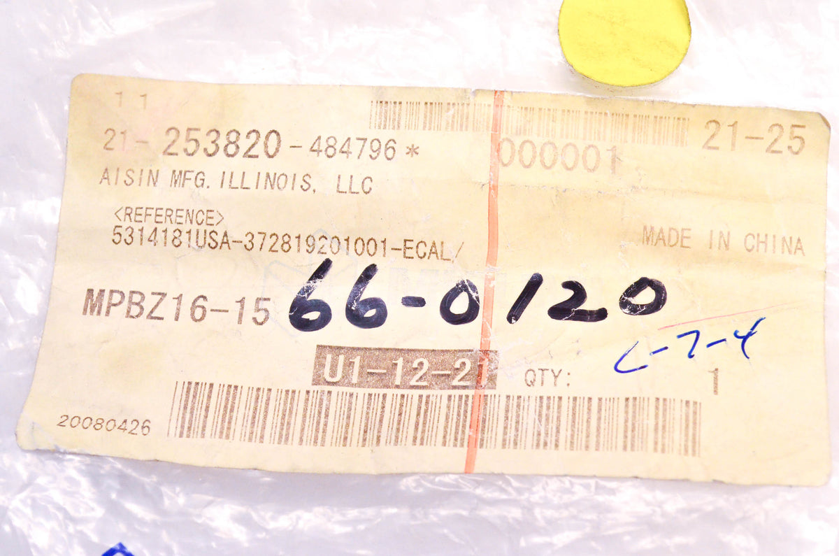 Misumi MPBZ16-15 Oil Free Bushing NOS